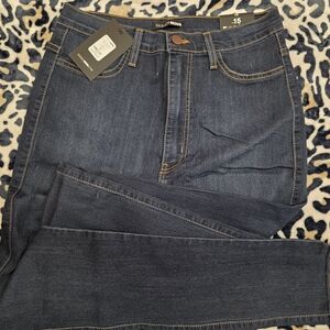 Fashion Nova Women's Dark Blue Jeans